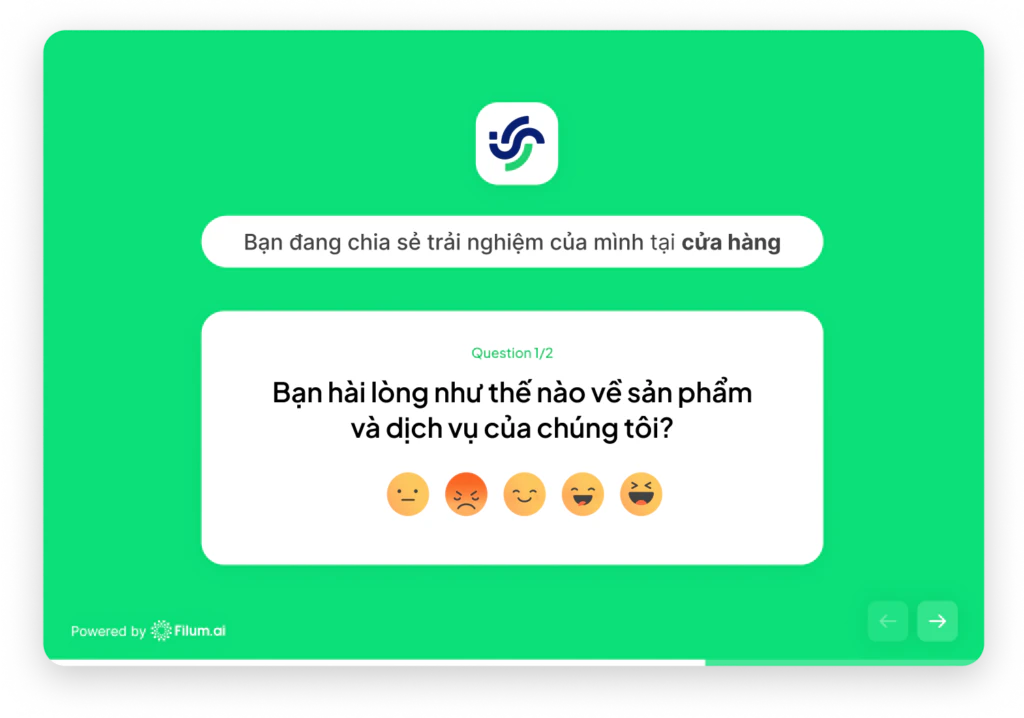 Câu hỏi khảo sát CSAT