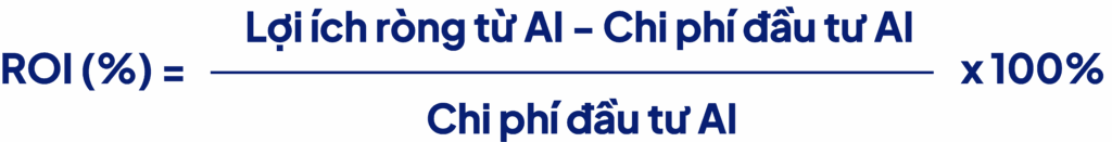 Công thức tính ROI AI