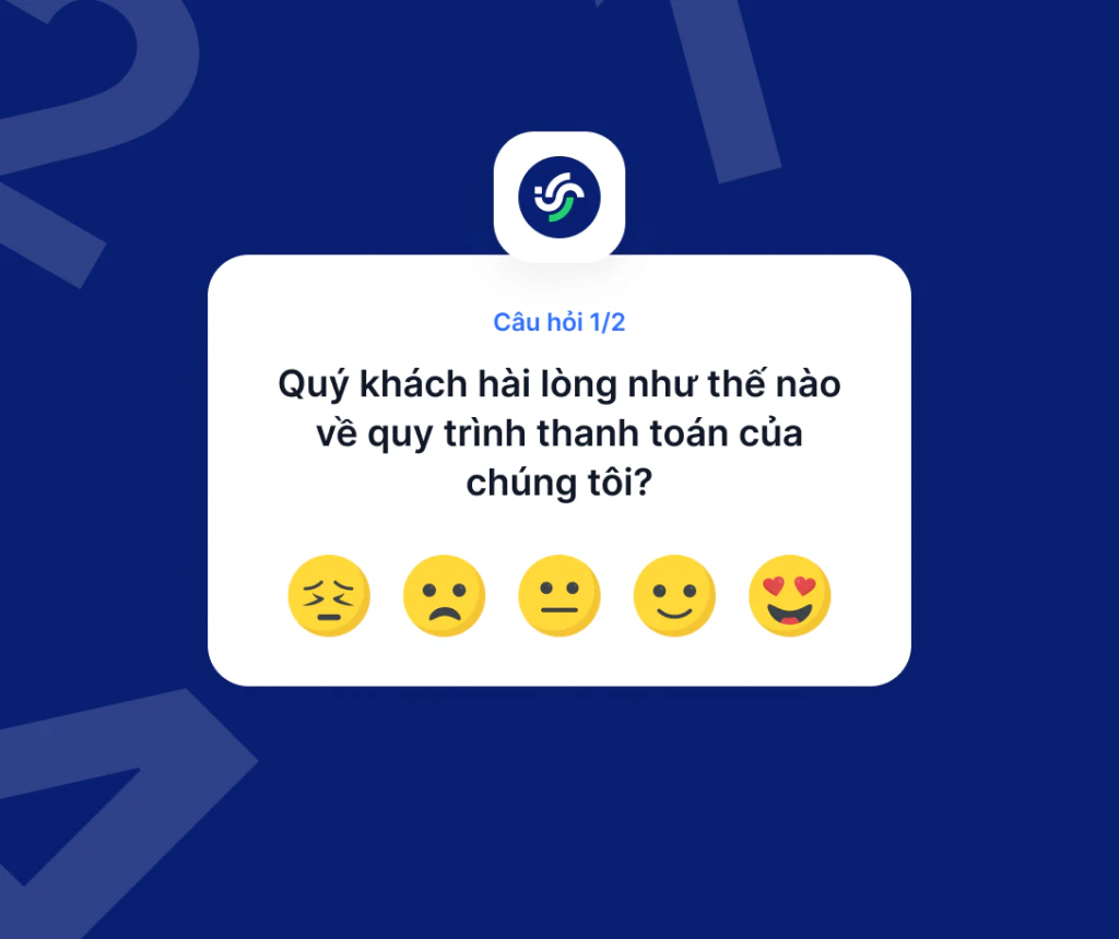 Giao diện của Filum nêu rõ cho khách hàng thấy được họ đang ở trang (page) hoặc câu hỏi thứ mấy của khảo sát để khách hàng có thể xác định được "vị trí" của mình
