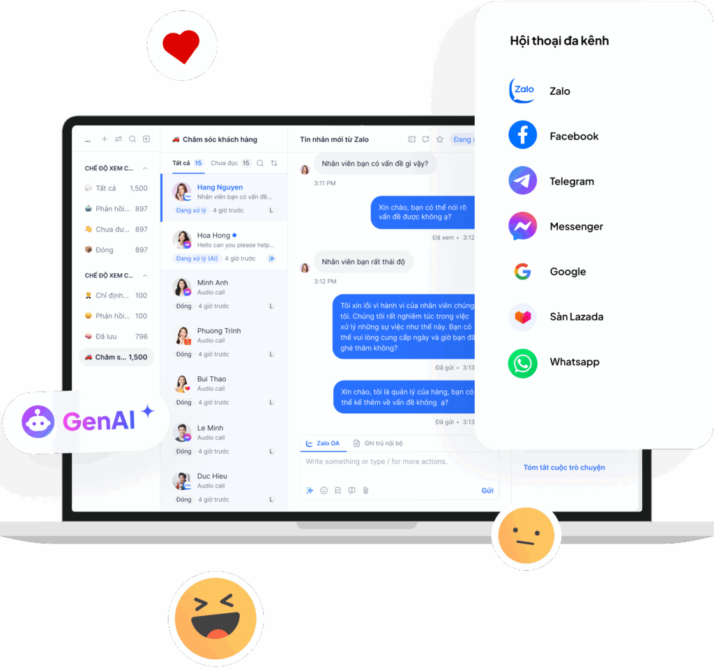 Giải pháp AI Agent cho CSKH và bán hàng