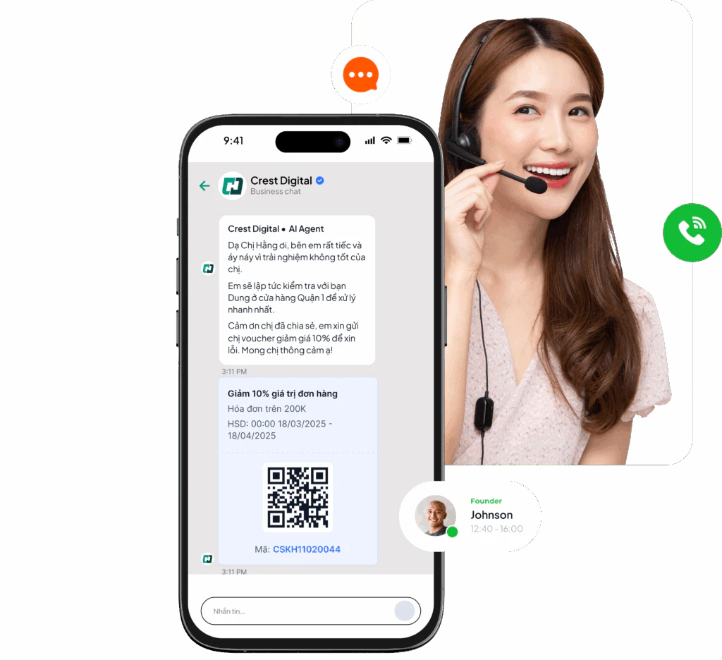 AI Agent chốt đơn tự động