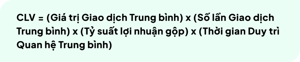 Công thức tính CLV nâng cao
