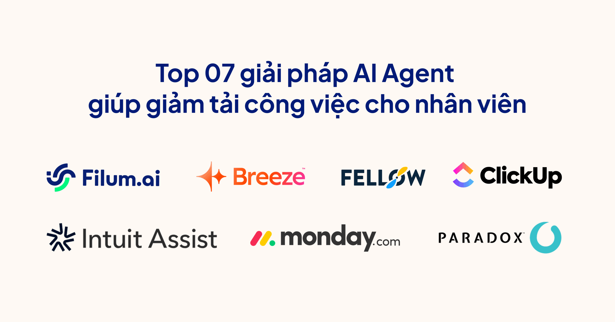 Top 7 AI Agent “cứu cánh” nhân viên 2025: Giải phóng thời gian, nâng tầm hiệu suất công việc