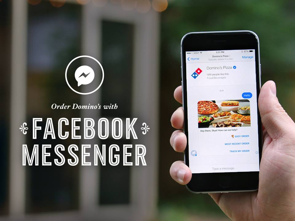 Dominos Pizza áp dụng chatbot 