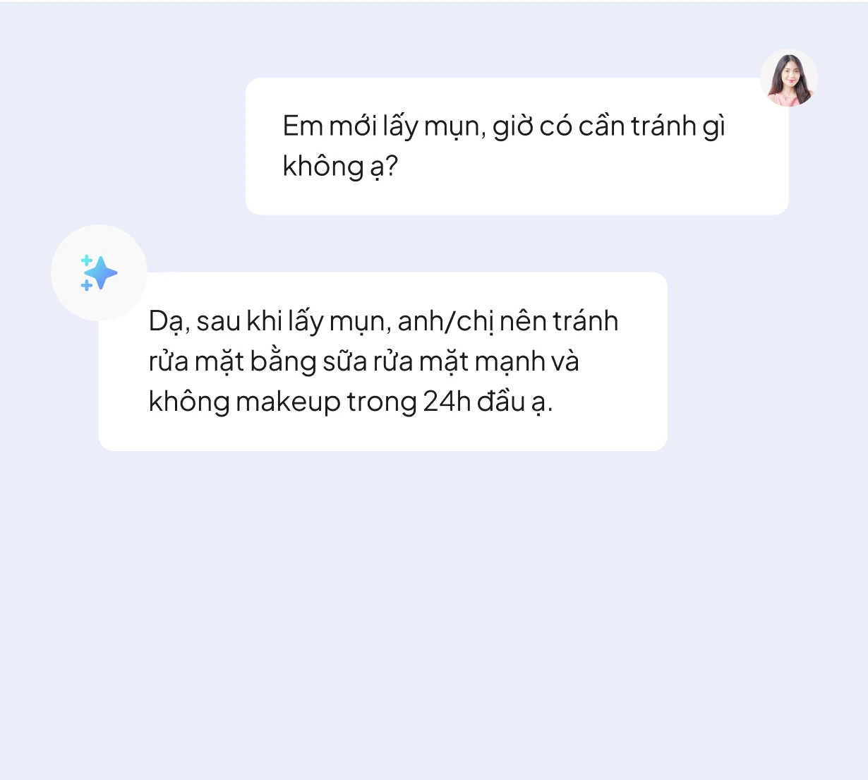 Chăm sóc ân cần sau điều trị