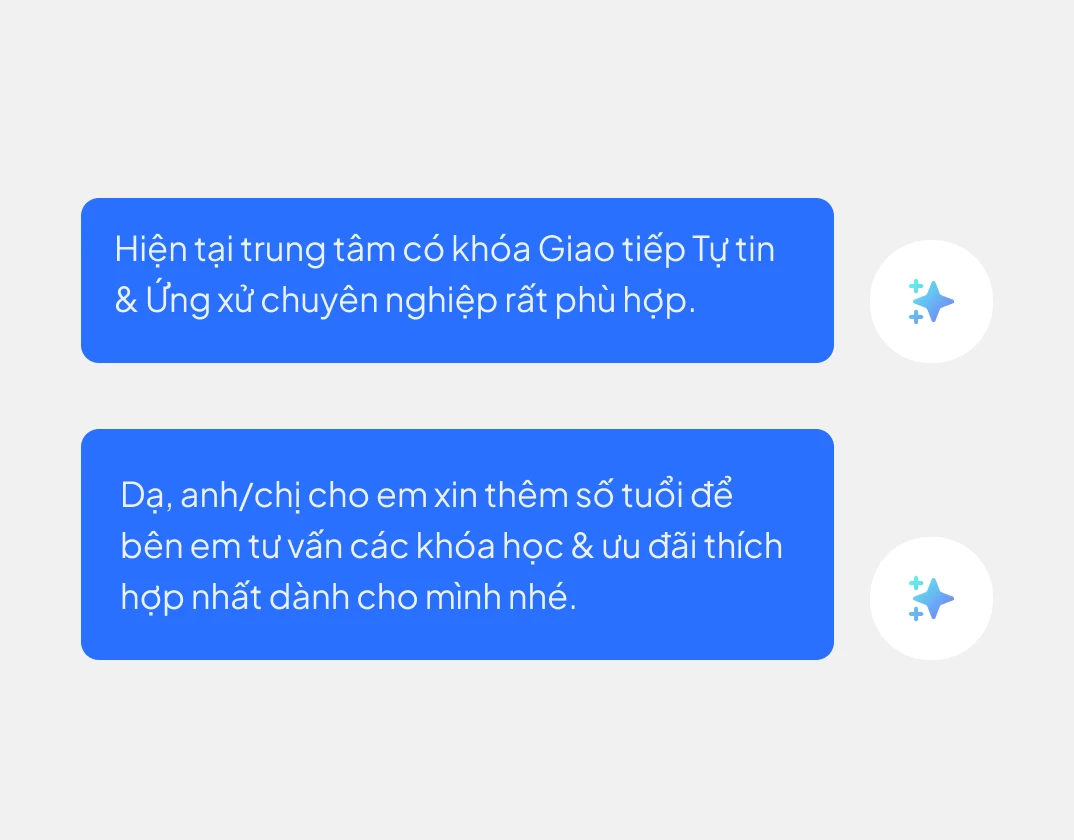 Không bỏ lỡ học viên tiềm năng