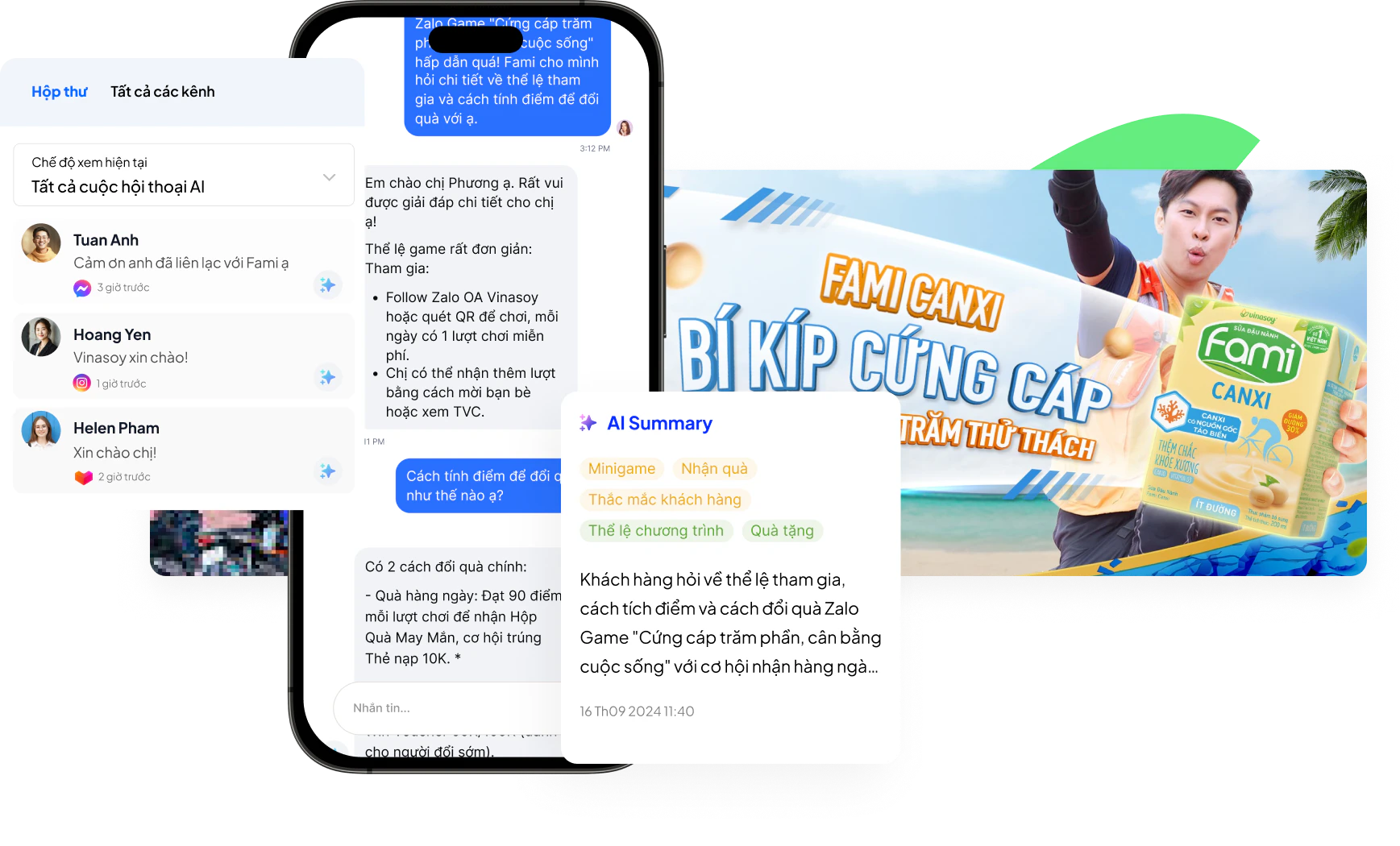 Luồng xử lý AI Agent tại Vinasoy